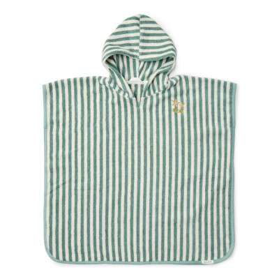Παιδικό Πόντσο Seashells And Stripes Surf Mint