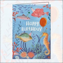 Ευχετήρια Κάρτα Happy Birthday Ocean