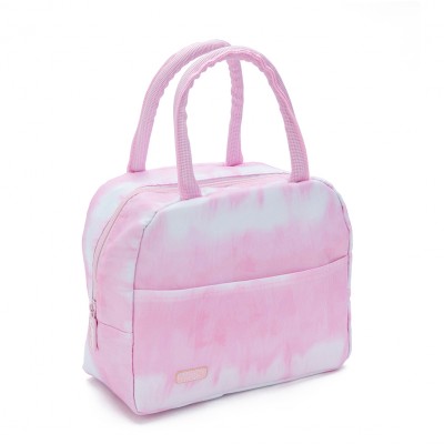Τσαντάκι Φαγητού Με Χερούλι Tie Dye Pink