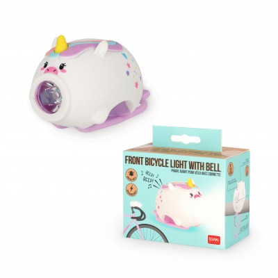 Front Bicycle Light With Bell - Unicorn