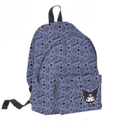 Σακίδιο Στρογγυλό Kuromi - Pattern Lilac