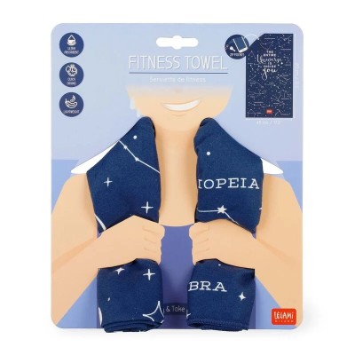 Legami Fitness Towel Stars 45x80