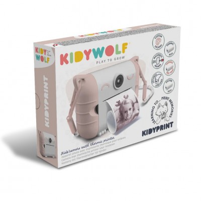 Kidywolf Φωτογραφική Mηχανή Με Θερμική Εκτύπωση Pink