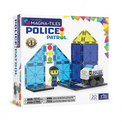Magna-Tiles Police Patrol 20 Piece Set