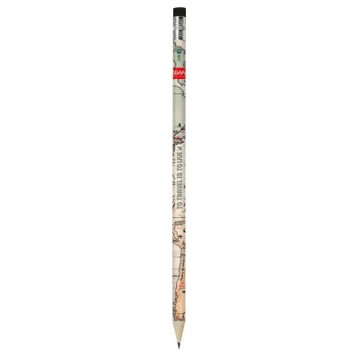Recycled Paper Pencil Map