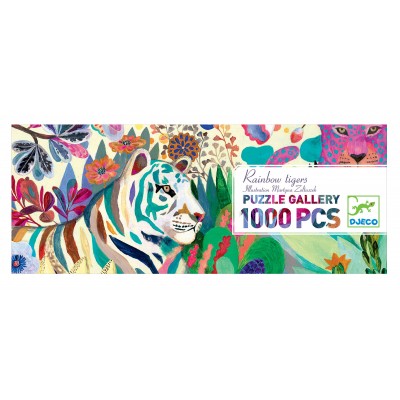 Παζλ Gallery - Rainbow Tigers 1000κομ.