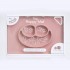 Πιάτο Σιλικόνης Happy Mat Blush