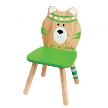 Ξύλινη Παιδική Καρέκλα Αρκουδάκι