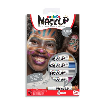 Χρώματα Προσώπου Mask Up Metallic Set 6τεμ.