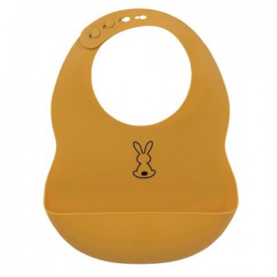 Σαλιάρα Σιλικόνης Miffy Ochre