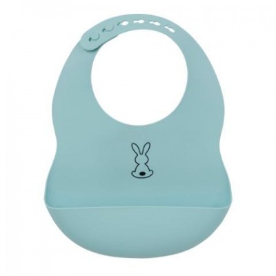 Σαλιάρα Σιλικόνης Miffy Light Blue