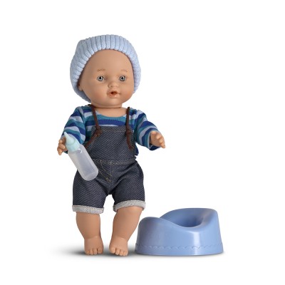 Κούκλα Baby Pipi Boy With Blue Hat