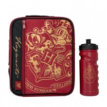 Harry Potter Lunch Bag With Bottle Burgundy