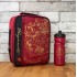 Harry Potter Lunch Bag With Bottle Burgundy