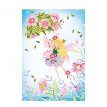 Ευχετήρια Κάρτα Fairy With Flowers
