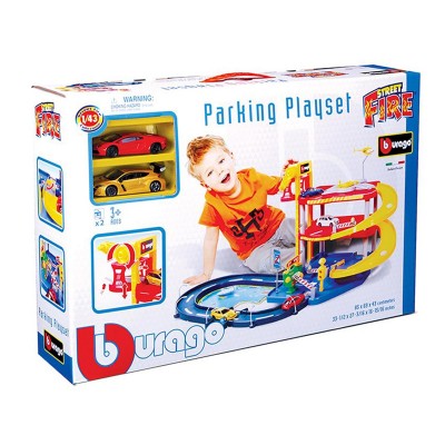 Street Fire Parking Playset