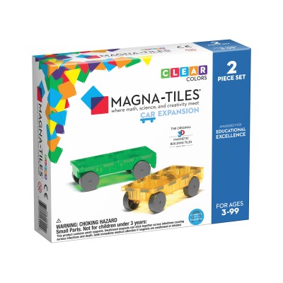 Magna-Tiles Cars 2 Piece Expansion Set