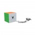 V-Cube Keychain 3 White Flat