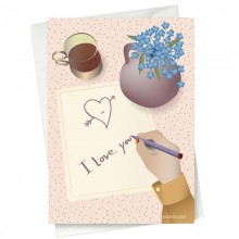 Ευχετήρια Κάρτα I Love You Note