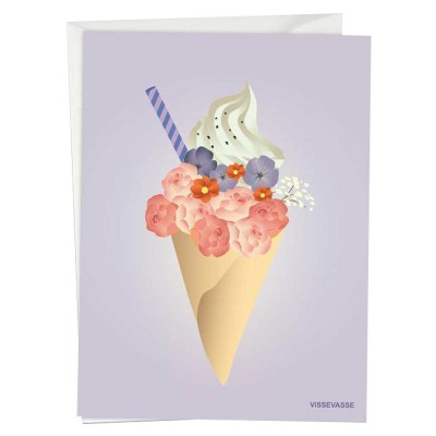 Ευχετήρια Κάρτα Ice Cream Flower