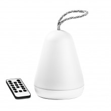 Φωτιστικό Νυκτός Φαναράκι Λευκό Με USB & Τηλεχειριστήριο