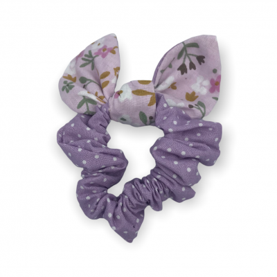 Scrunchie Bunny Purple Garden