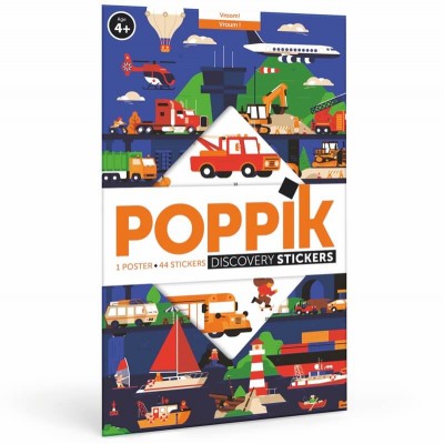 Poppik Discovery Stickers Vehicles