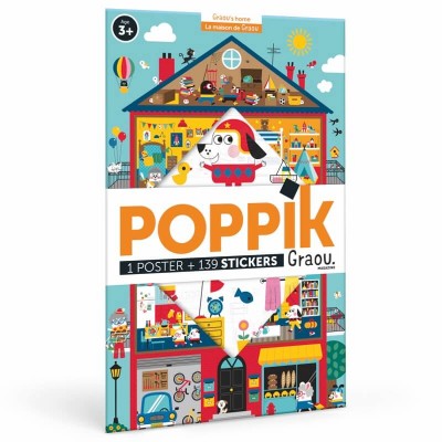 Poppik Discovery Stickers Graou's Home
