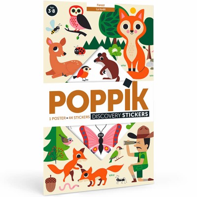 Poppik Discovery Stickers Forest