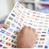 Poppik Discovery Stickers Flags