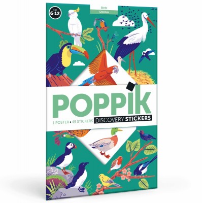 Poppik Discovery Stickers Birds