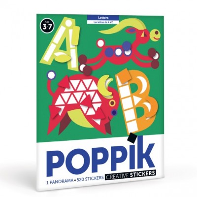 Poppik Creative Stickers Letters