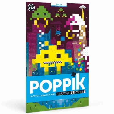 Poppik Creative Stickers Video Game