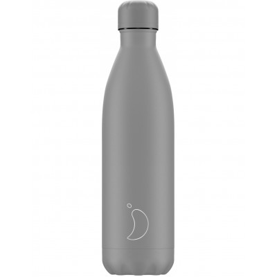 Θερμός Chilly's All Matte Grey 750ml