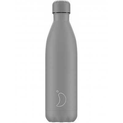 Θερμός Chilly's All Matte Grey 750ml