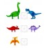 Magna-Tiles Dinos 5 Piece Set