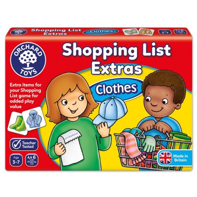 Shopping List Extras Clothes