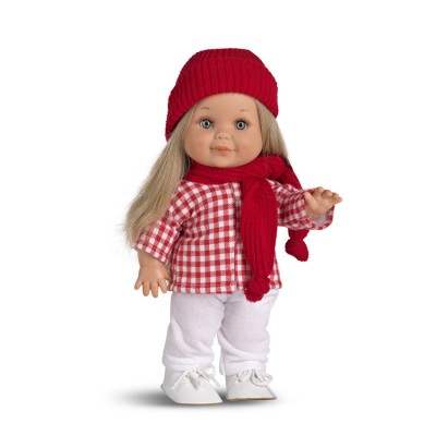 Κούκλα Betty Red Scarf