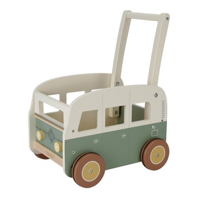 Ξύλινο Συρόμενο Καρότσι Vintage Wagon Olive